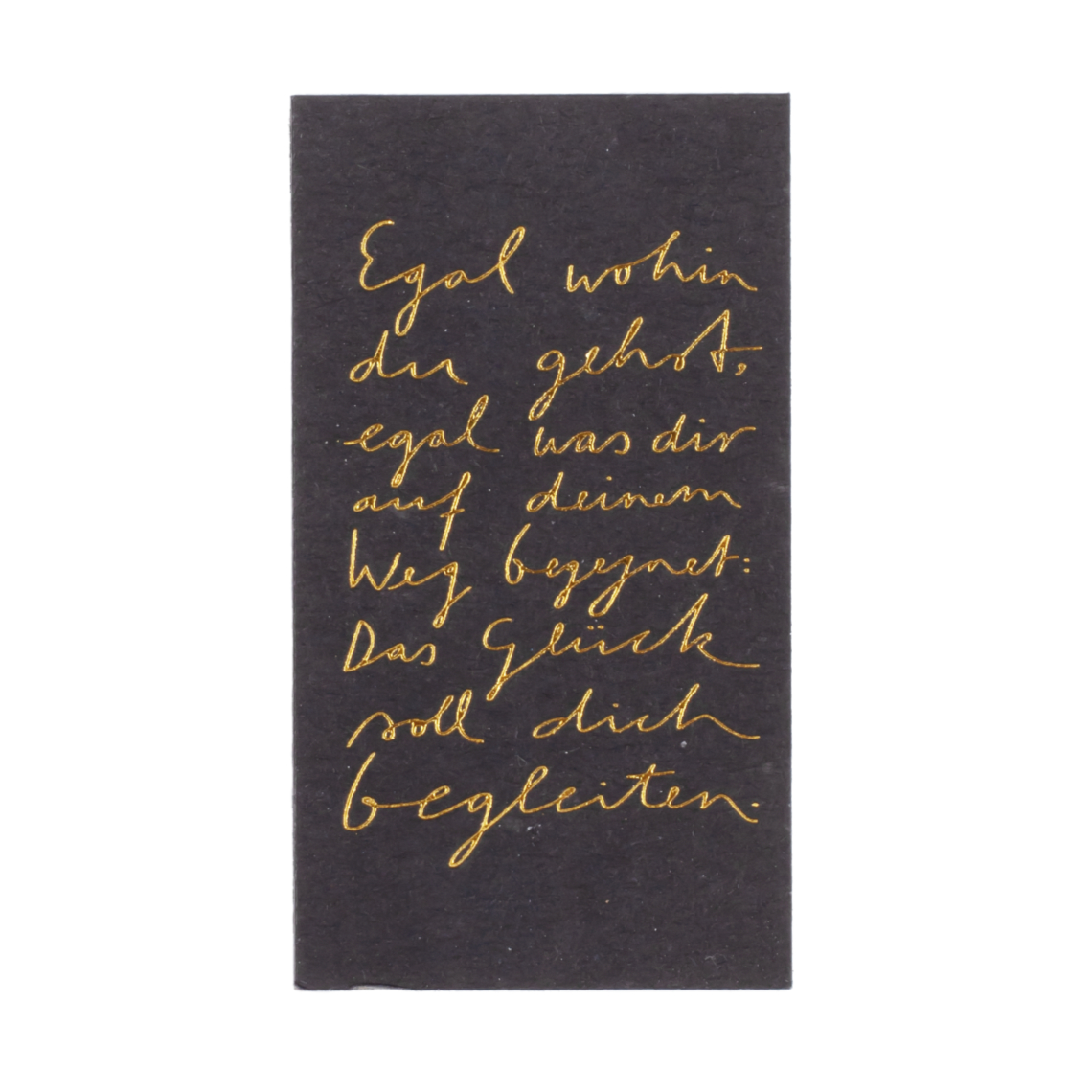 Goldstein "Glücksbringer"   von Räder, Taschenbegleiter, ca. 5,5 x 2,5 x 1 cm