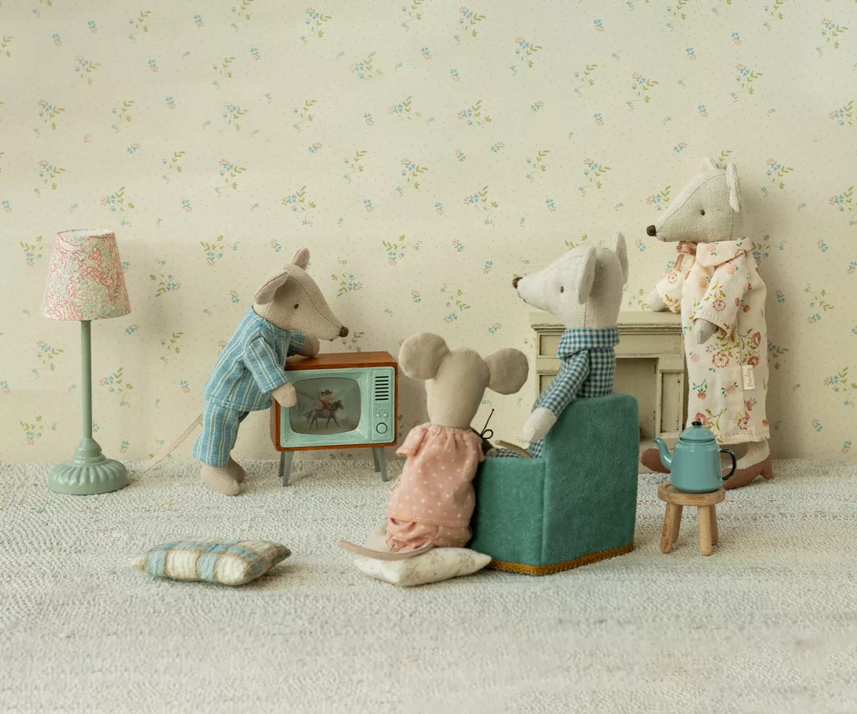 Maileg Fernseher, Maus, ca. 6,5 cm  