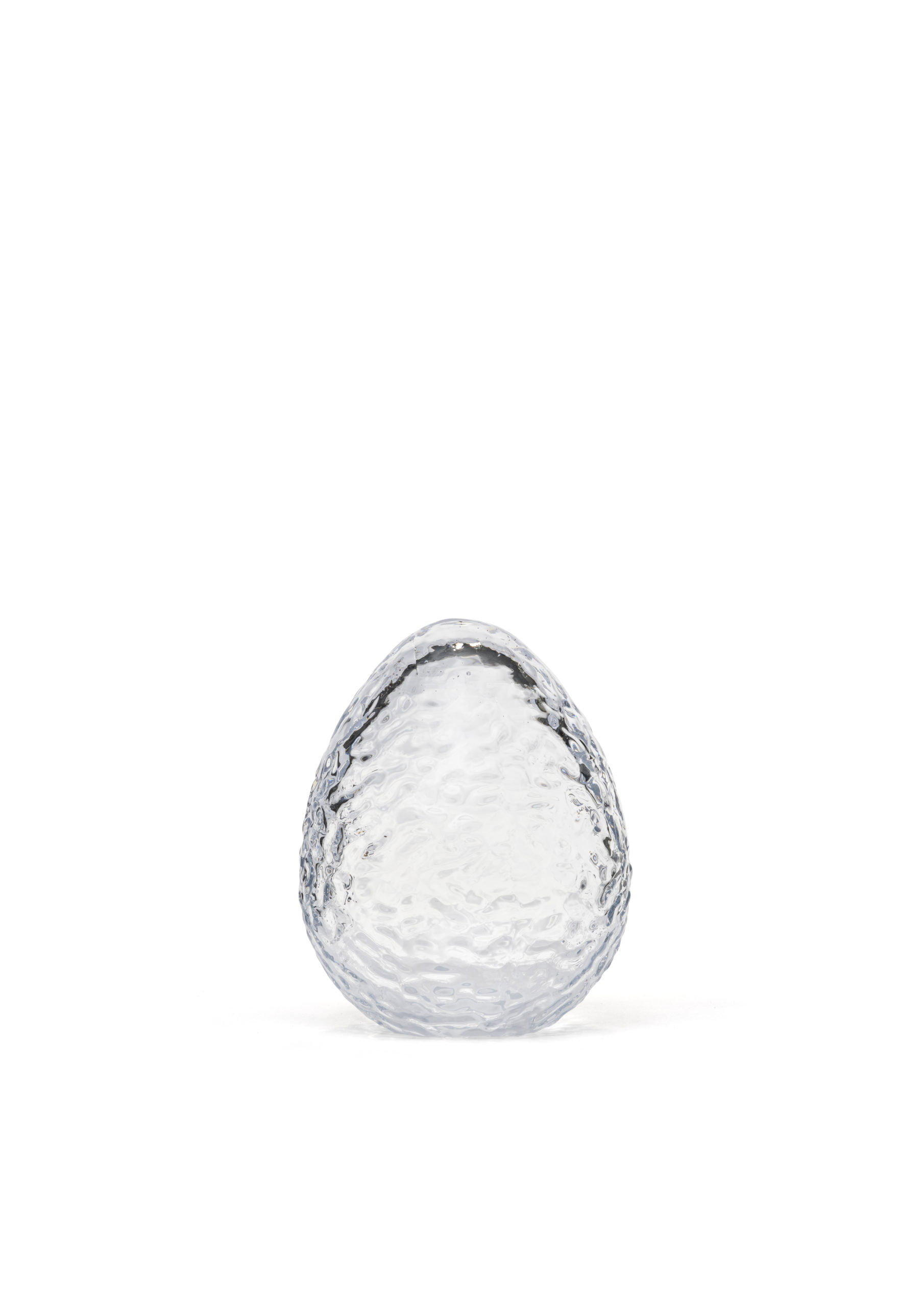 COOEE Design GRY Standing Egg 16cm Clear, Stehendes Ei klar, Höhe 16 cm 