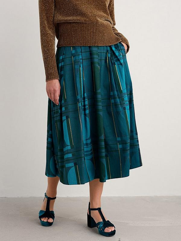 SEASALT CORNWALL Interweaving Skirt-Picrous Jacquard