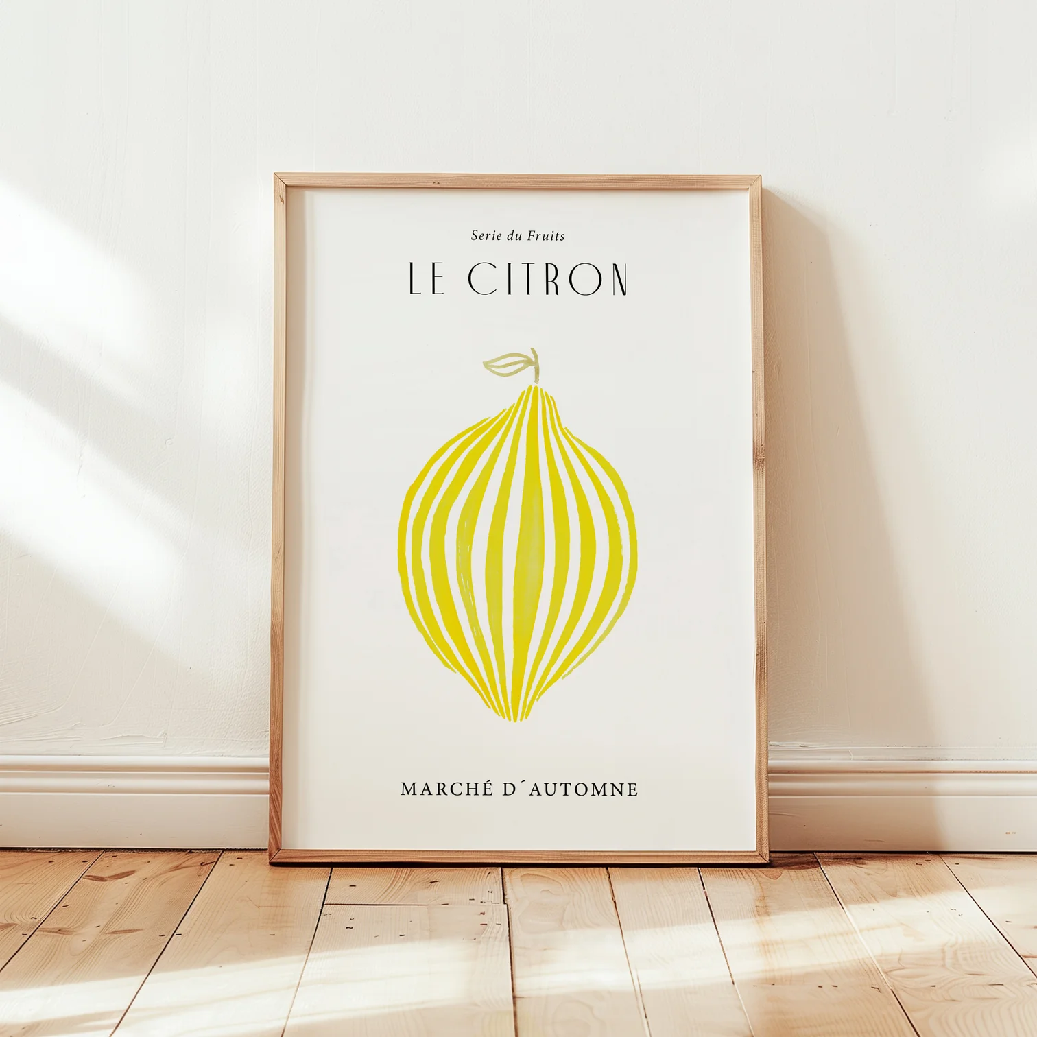 Leo La Douce Kunstdruck LE CITRON, A3, Zitrone