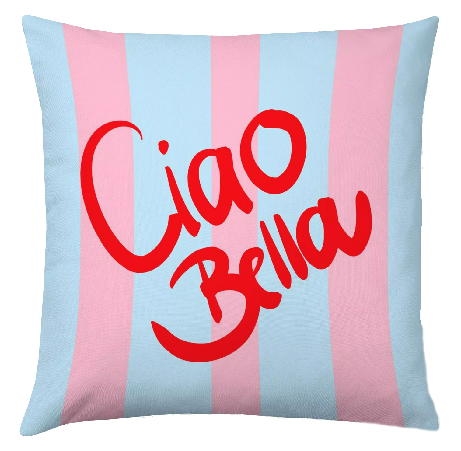 Kissenhülle "Ciao Bella Streifen"  , ca. 40 x 40 cm , Polyester Canvas  
