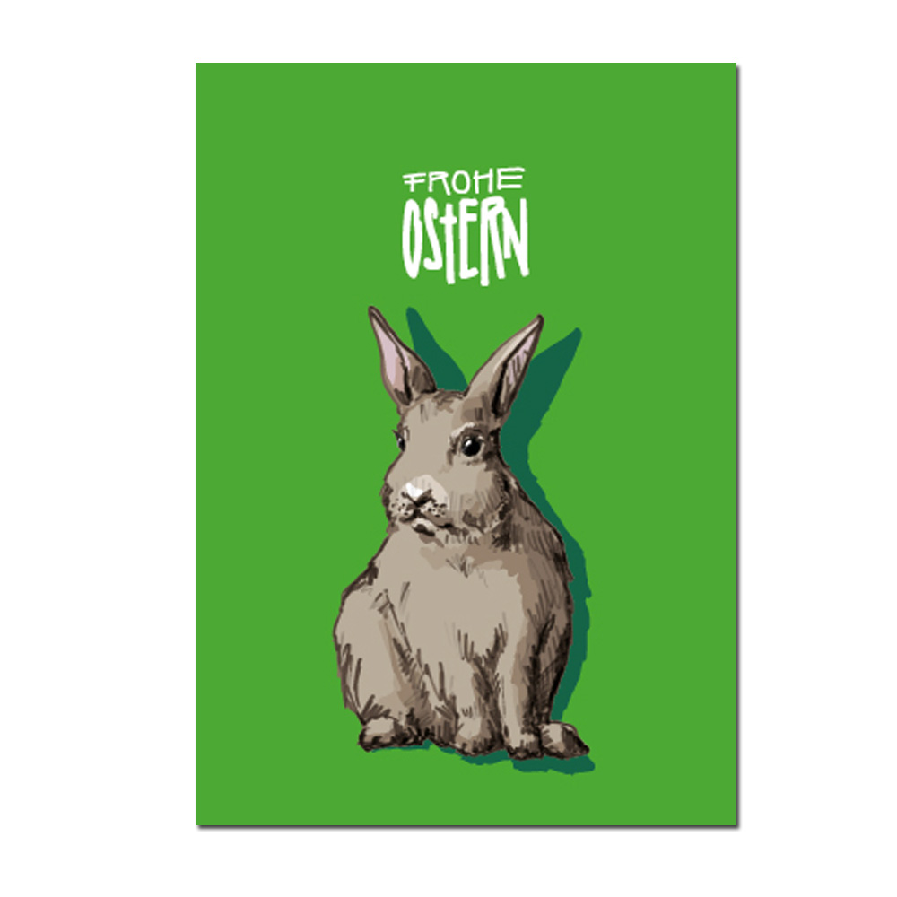 Postkarte - Olie Frohe Ostern von illi  