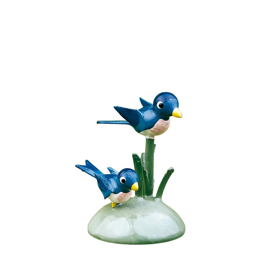 Wendt & Kühn Vögel auf Zweig, ca. 3 cm