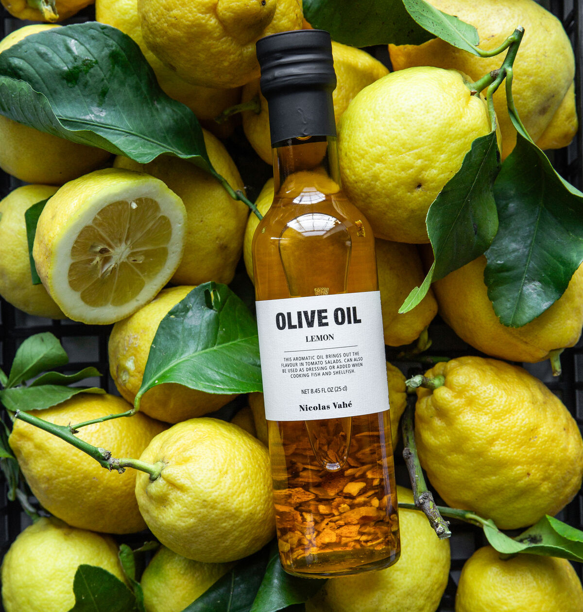 Nicolas Vahe Olive oil, Lemon, 25 cl, Nicolas Vahe Olivenöl Zitrone