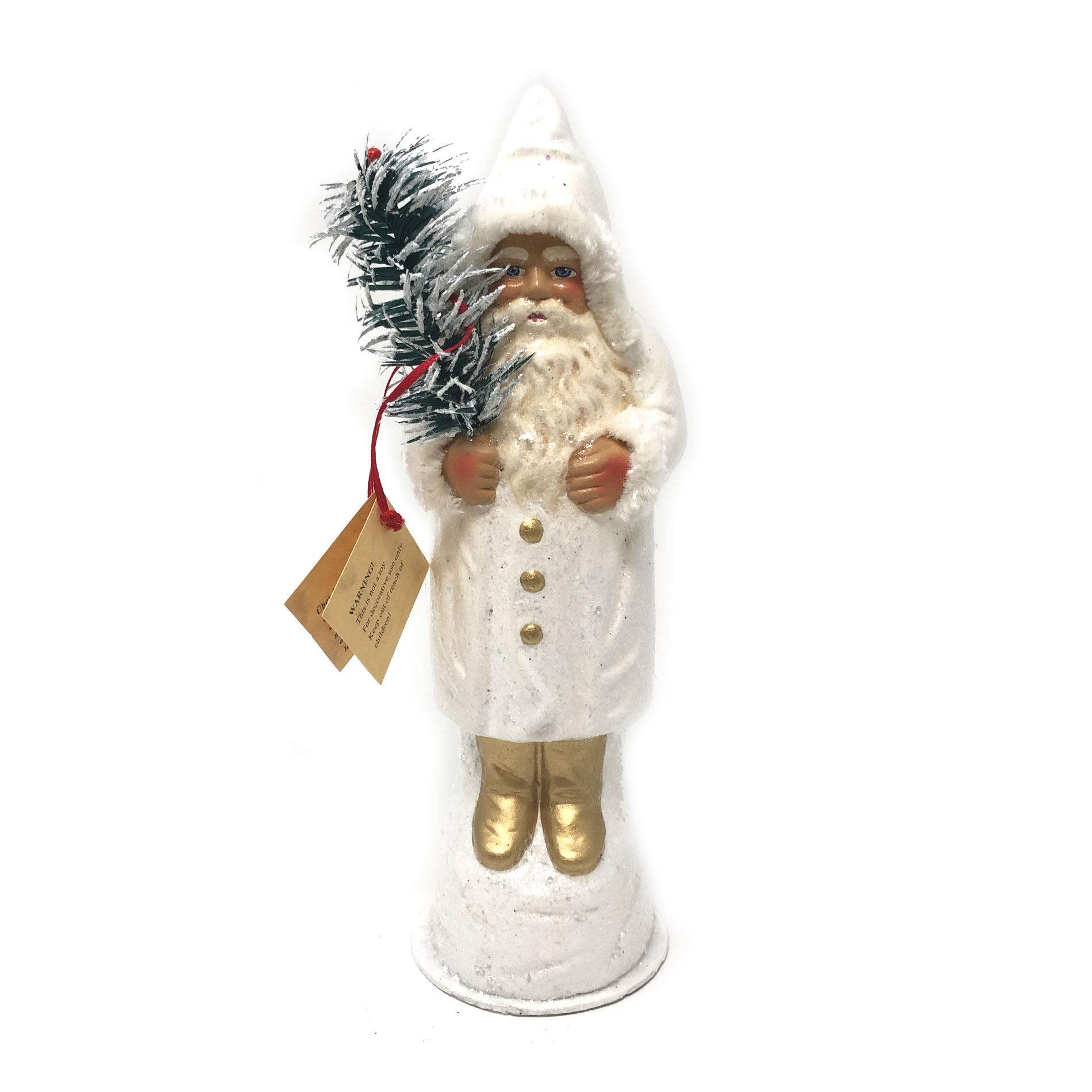 Ino Schaller Santa weiß,  Weihnachtsmann Nostalgie von Ino Schaller