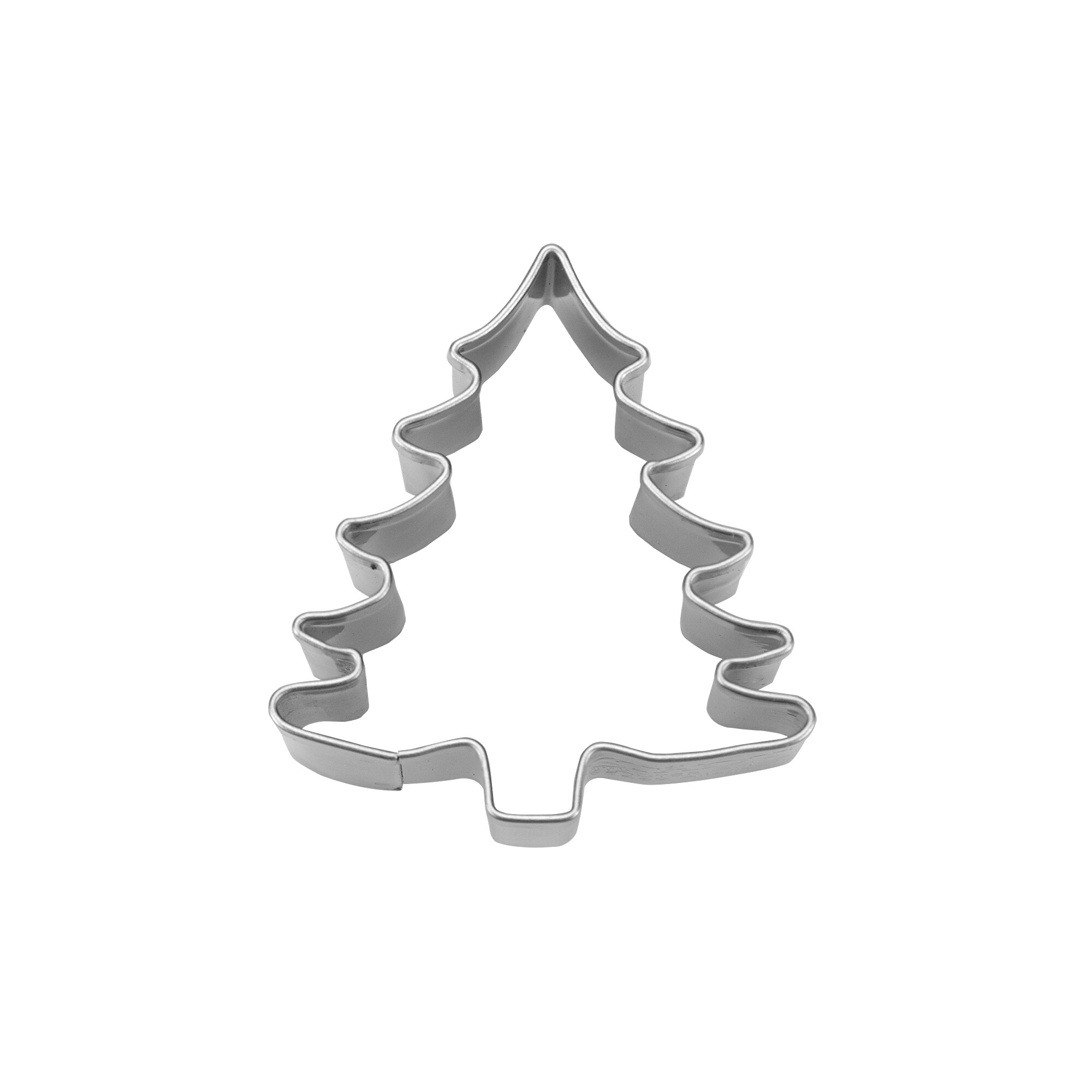 Ausstecherle Tannenbaum Edelstahl 4 cm  von Städter, Präge-Ausstecher Tannenbaum, Plätzchen Backen