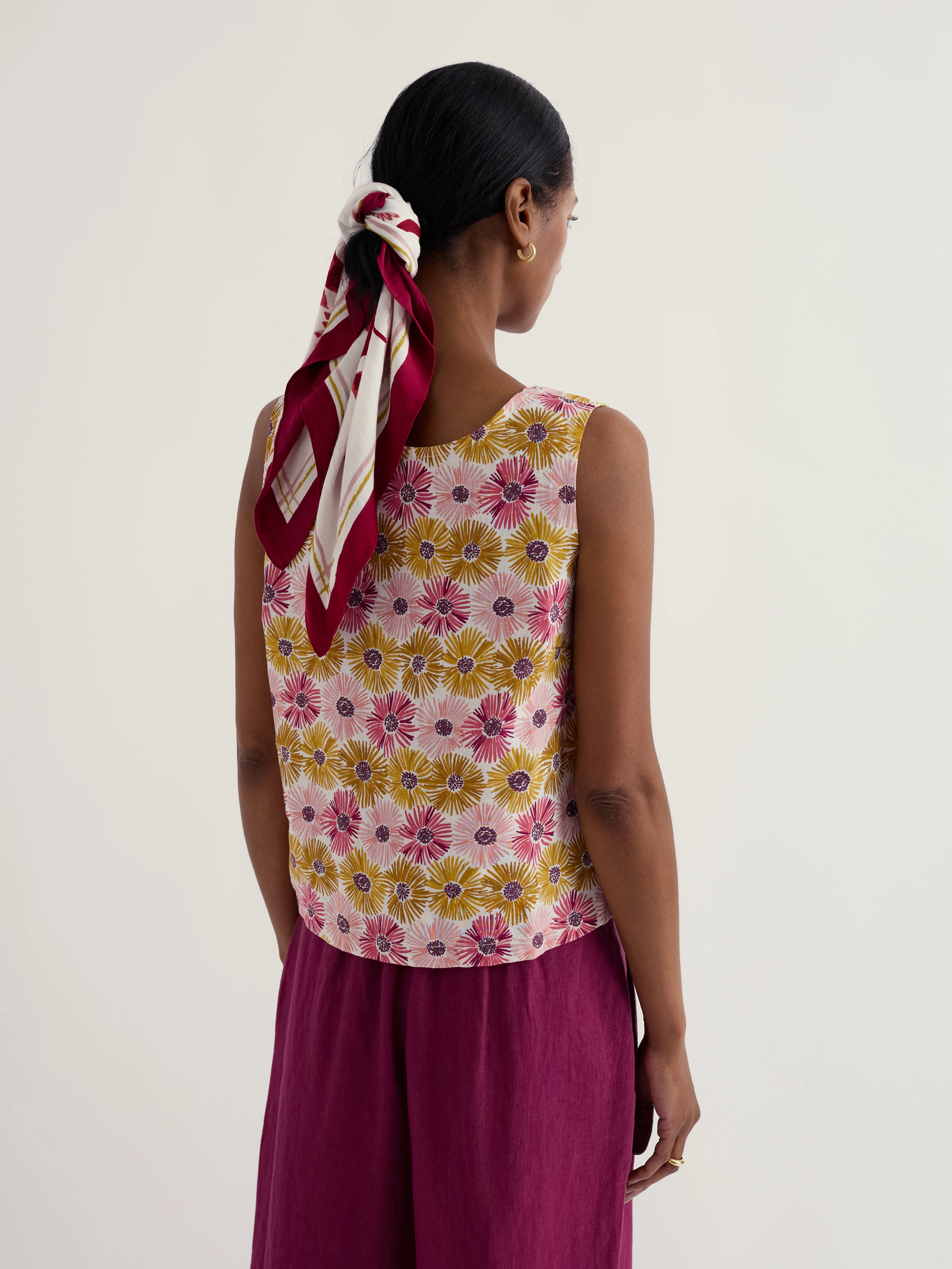 SEASALT CORNWALL Colour Study Top, Painted Asters Chalk