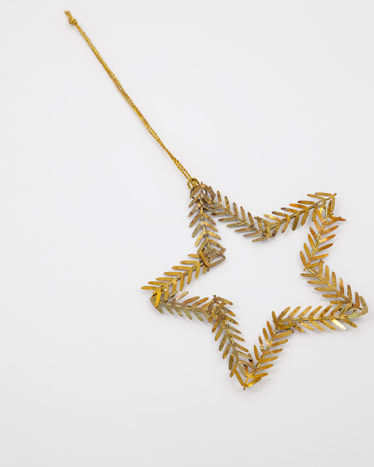 House doctor XMAS Weihnachtsschmuck Lamet Messingstern von House doctor, ca. 10 cm    