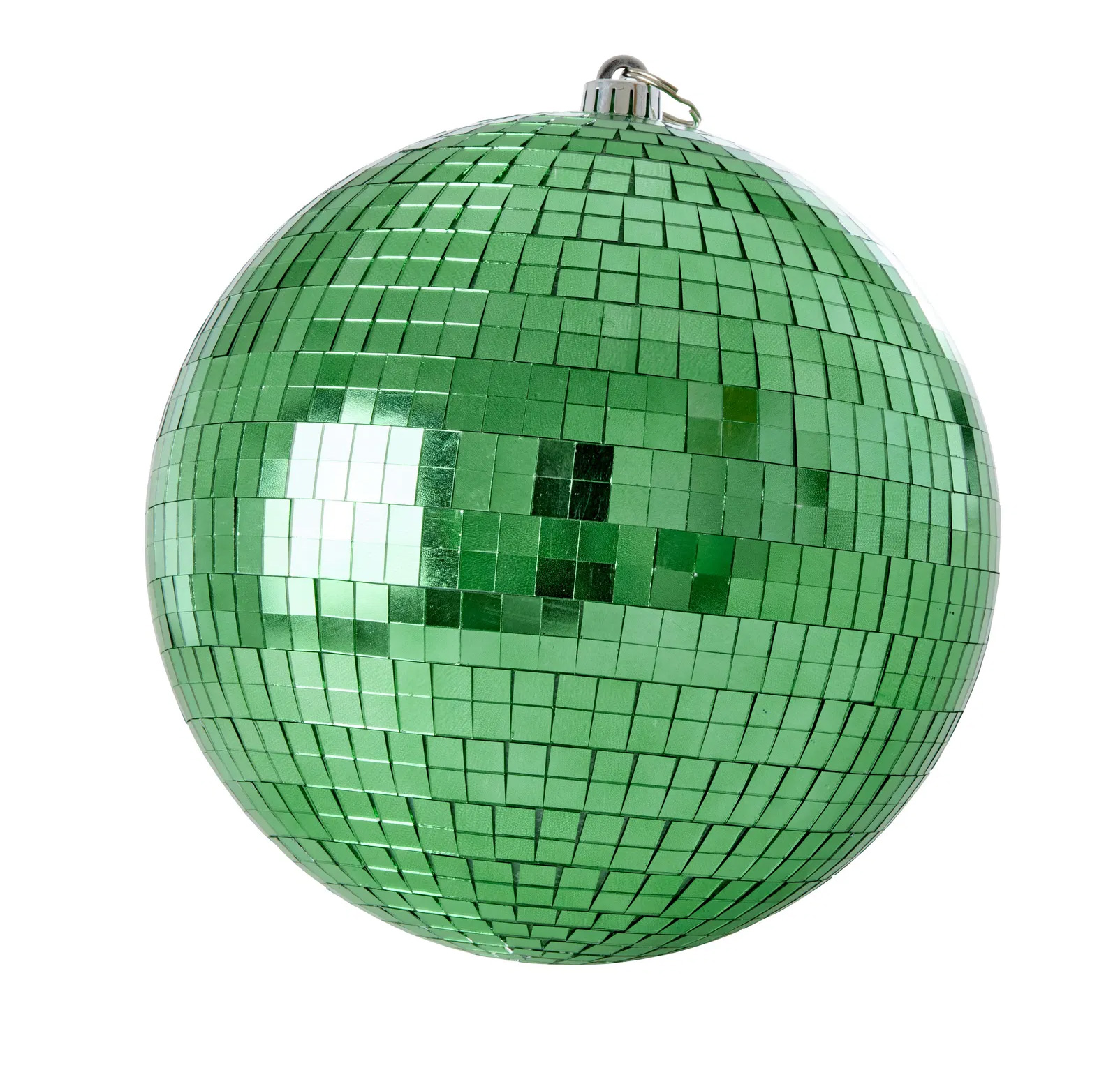 RICE Diskokugel Grün, D. ca. 25 cm, Large Disco Ball - green
