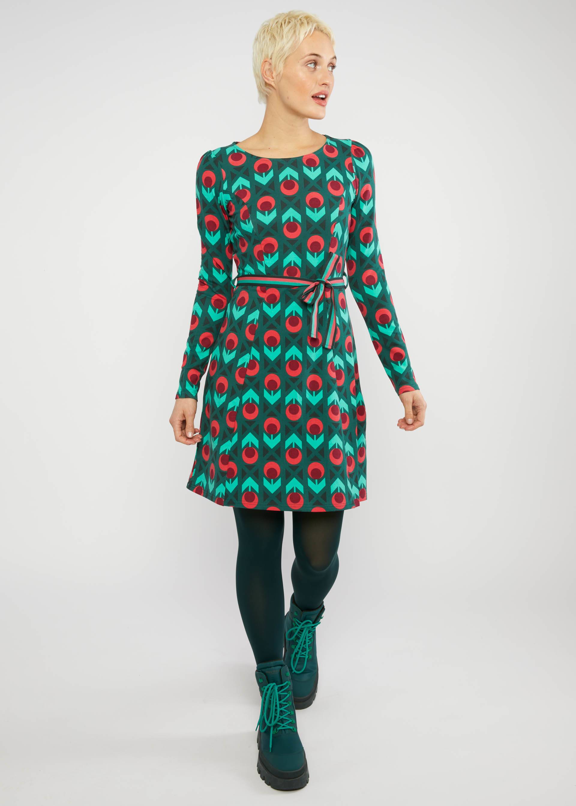 % Blutsgeschwister Sweatkleid Très charmeuse, Muster: top of the mountain %