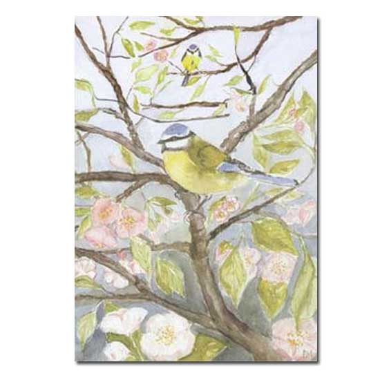 Pia Malmros Surpris Karte mit Umschlag Vogel im Baum