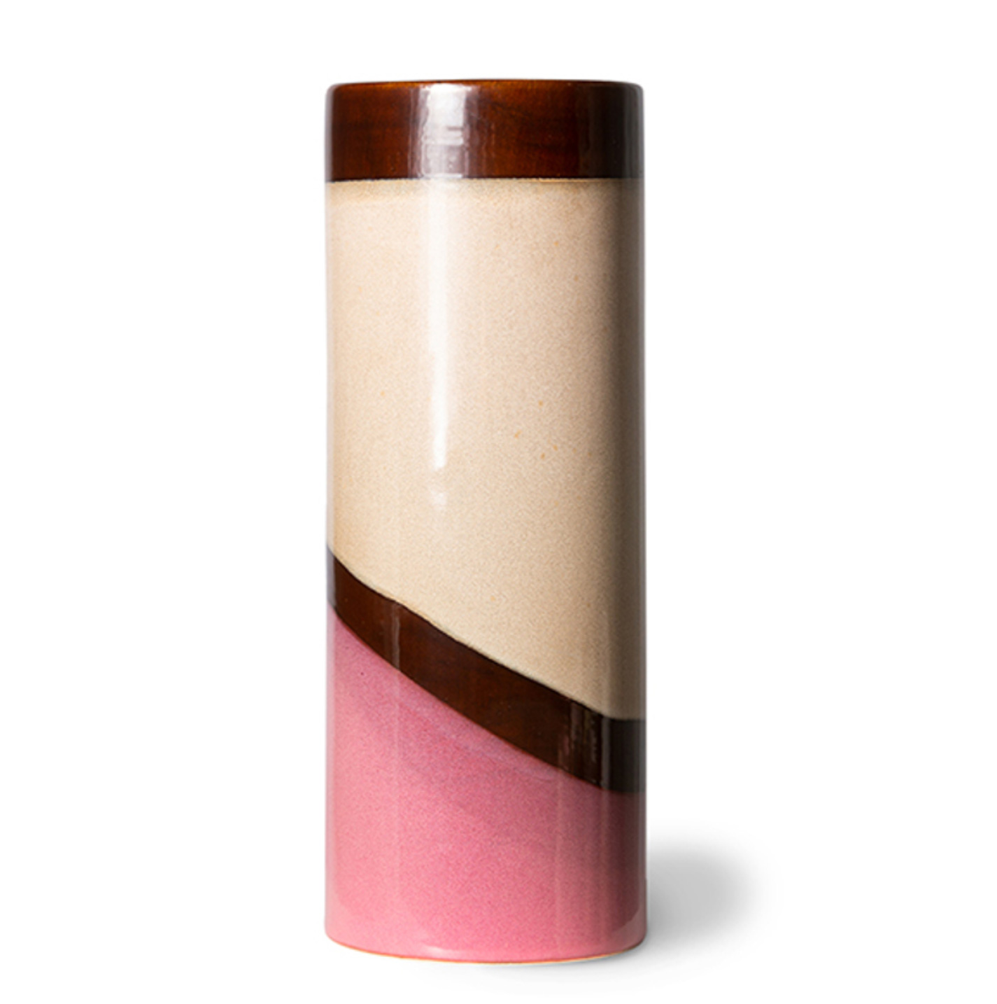 HKliving 70's Vase L, DUNES, Keramik   