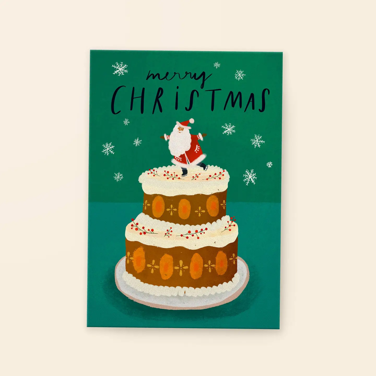 Postkarte XMAS »Merry Xmas« von FRANZIZO   