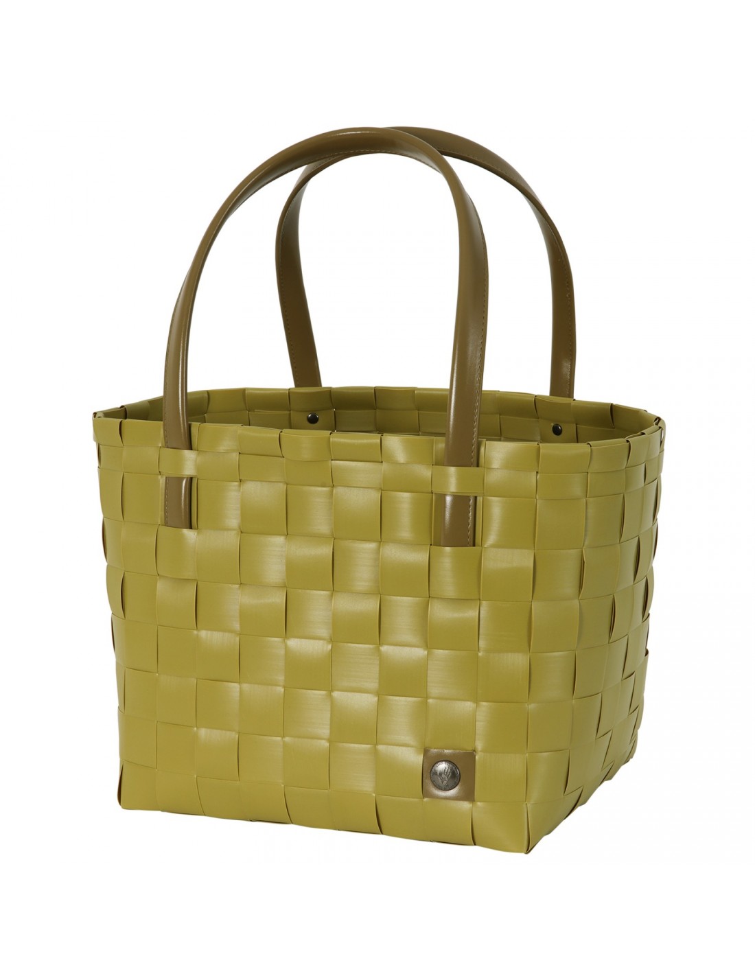 Handed By Color Match - Shopper,  PU Griffe , Farbe: natural lime