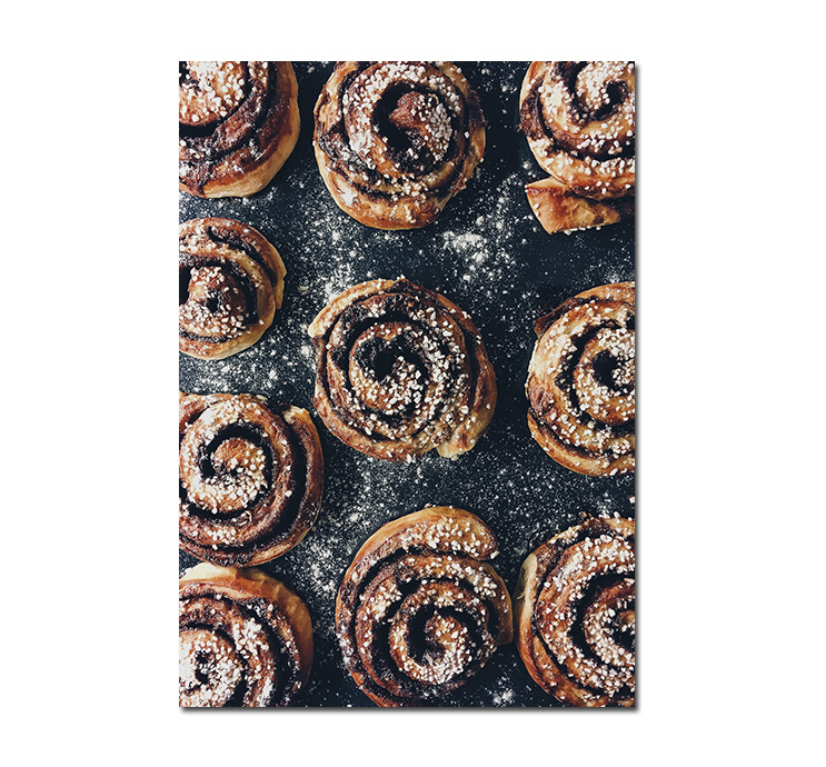 Sköna Ting Notizheft, 12x17 cm, Zimtschnecken, PAPERLY Notebooks - 12x17 cm / Cinnamon rolls