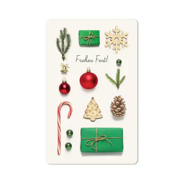 Lunacard Postkarte Weihnachten Frohes Fest