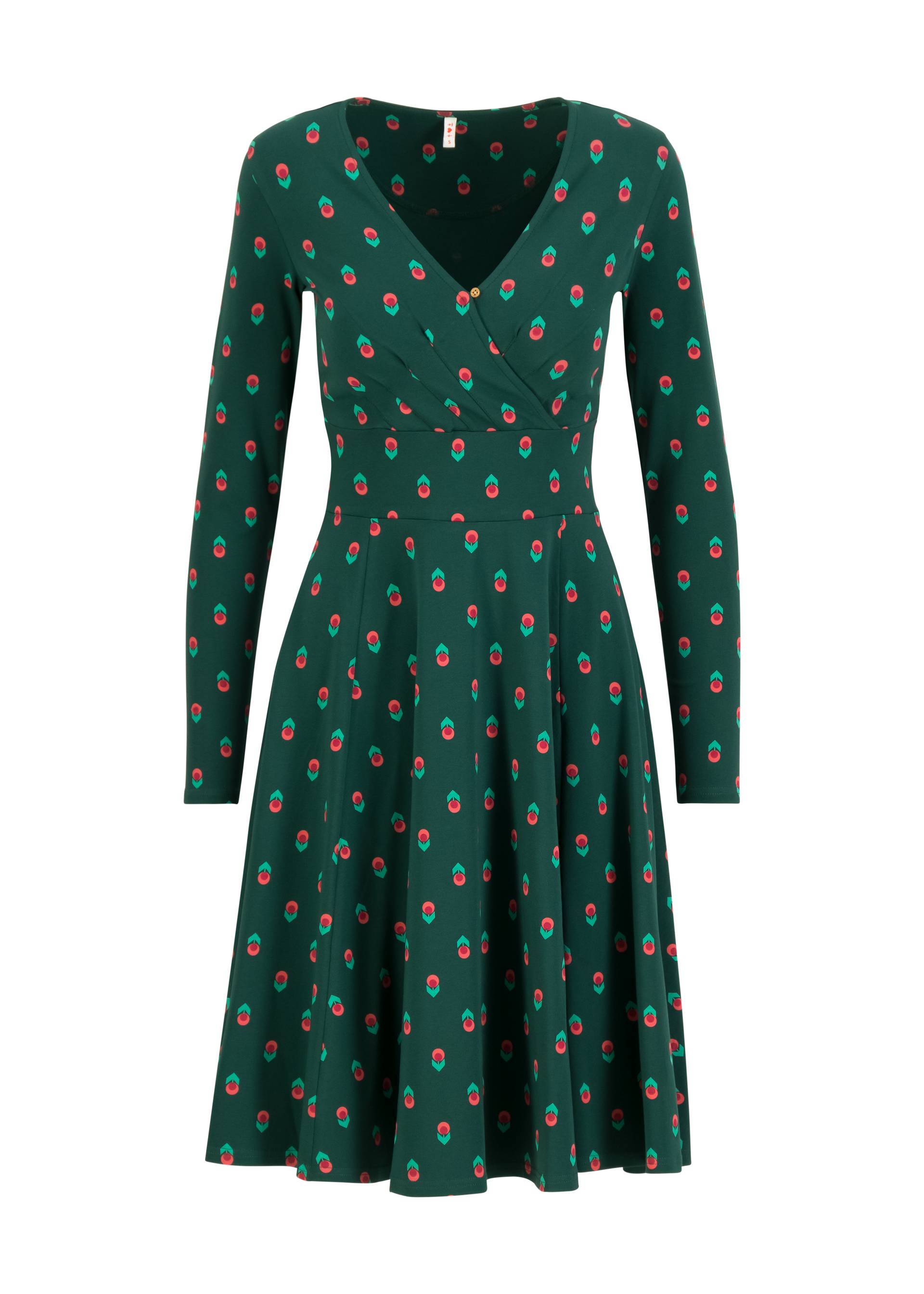 Blutsgeschwister Jerseykleid Shalala Tralala, Muster: mountain flower Blutsgeschwister Jerseykleid Shalala Tralala, Muster: mountain flower