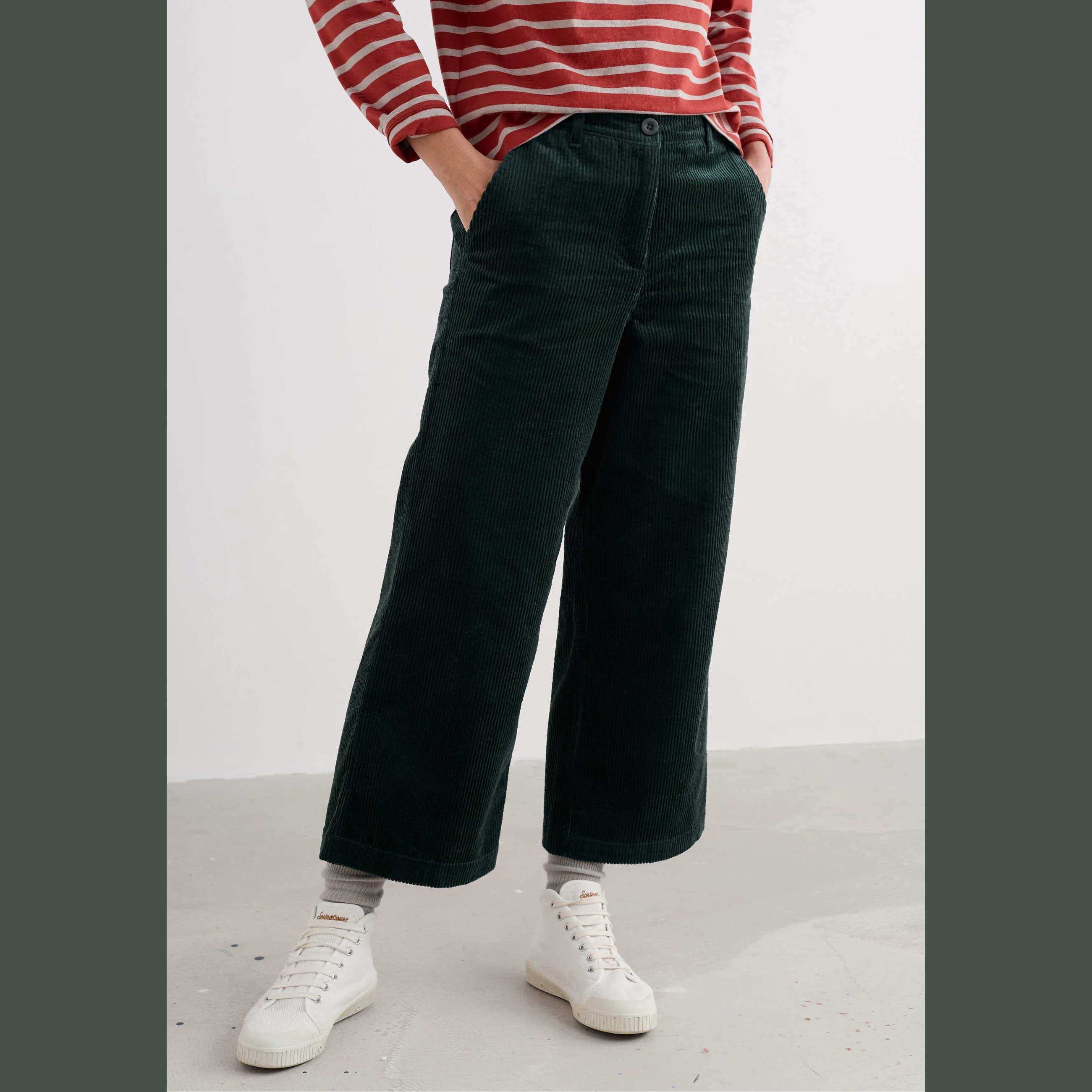 SEASALT CORNWALL Asphodel Cordhose / Trouser Farbe: Coppice/ Dunkelgrün