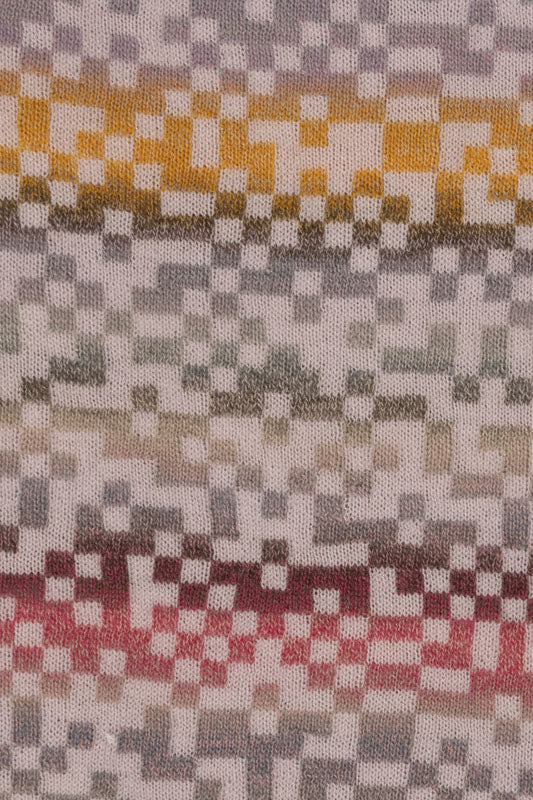 McKernan Handstulpen "RASTER" PETAL WHISPER, ca. 27 x 8 cm, 100% feine Wolle, Pulswärmer