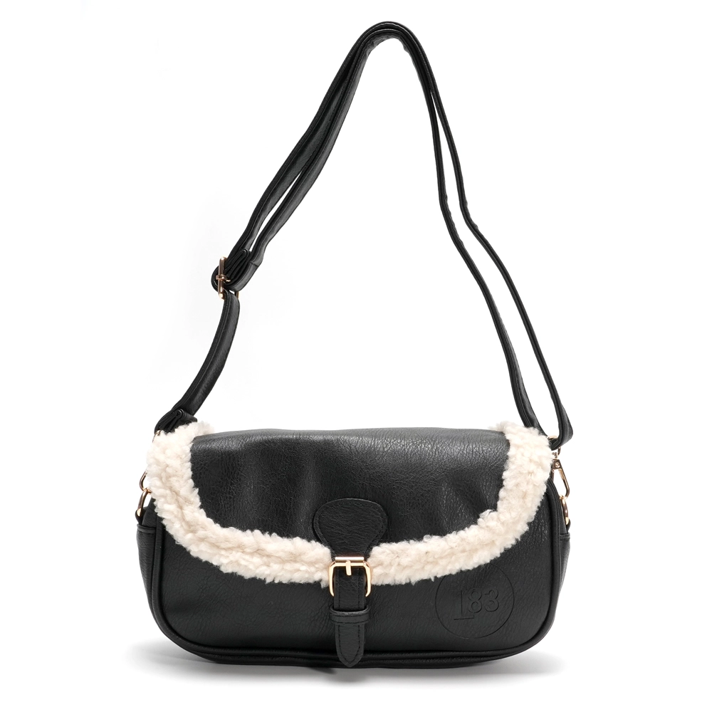 % LOT83 Tasche Bella Nr. 5, schwarz, Umhängetasche