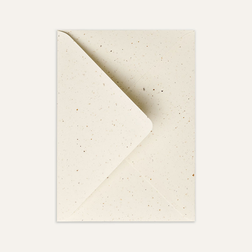 Aufstellkarte -SnowDrop 02, Grau, Schneeglöckchen, Florale Grußkarte mit Umschlag von Studio Rijkvol  