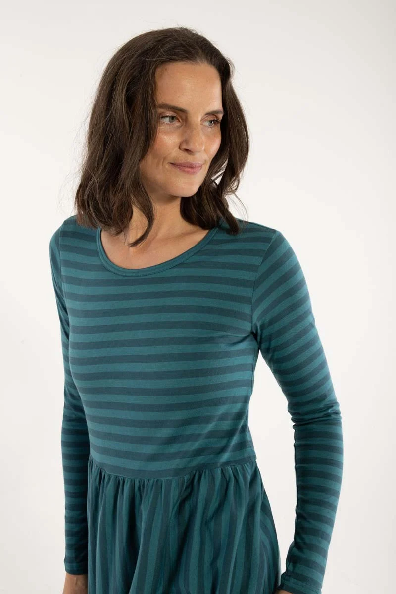 Danefae Danekroeyer Kleid LS Modal Dress Dk Slate/Duck