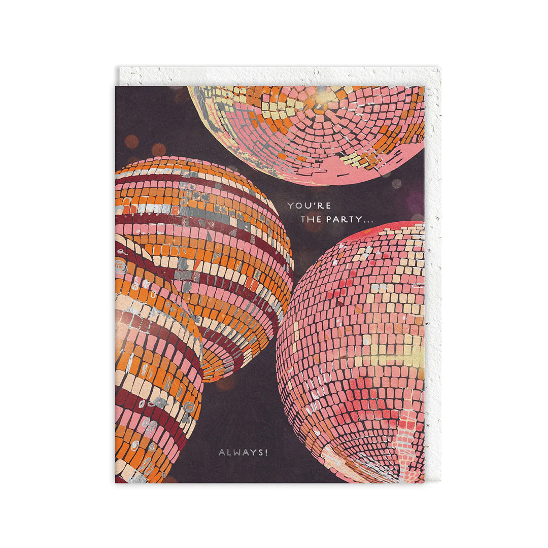 OH DEER Grußkarte You're The Party Greeting Card, Geburtstagskarte Samenkarte