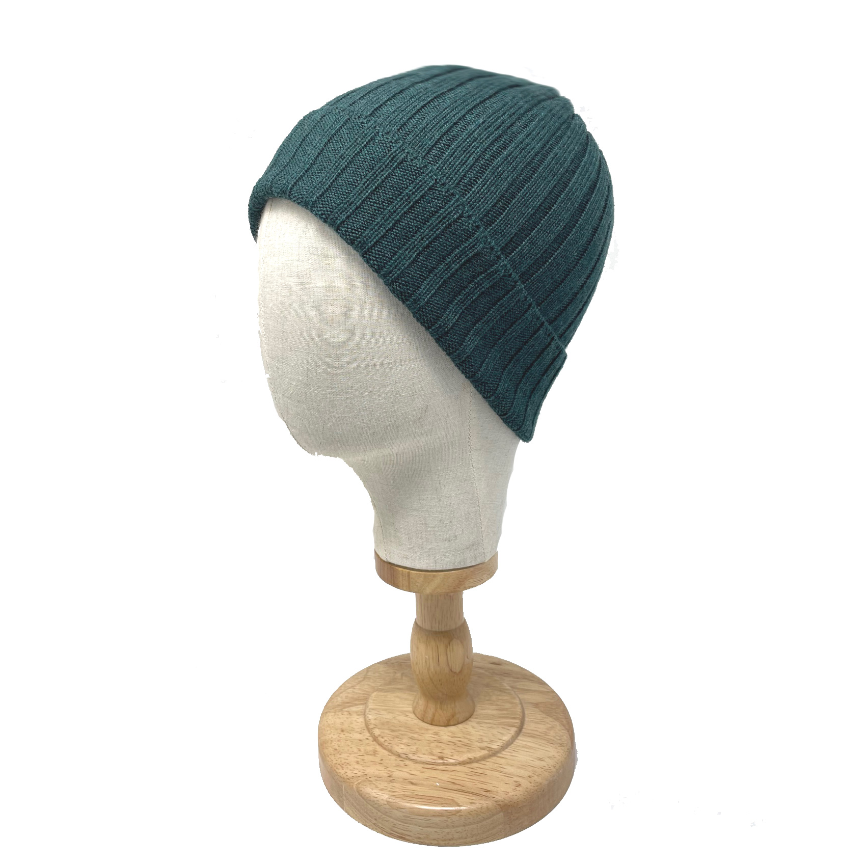 McKernan Mütze "CHUNKY RIB HAT" petrol, Wollmütze, 100% Wolle, sehr weich!   