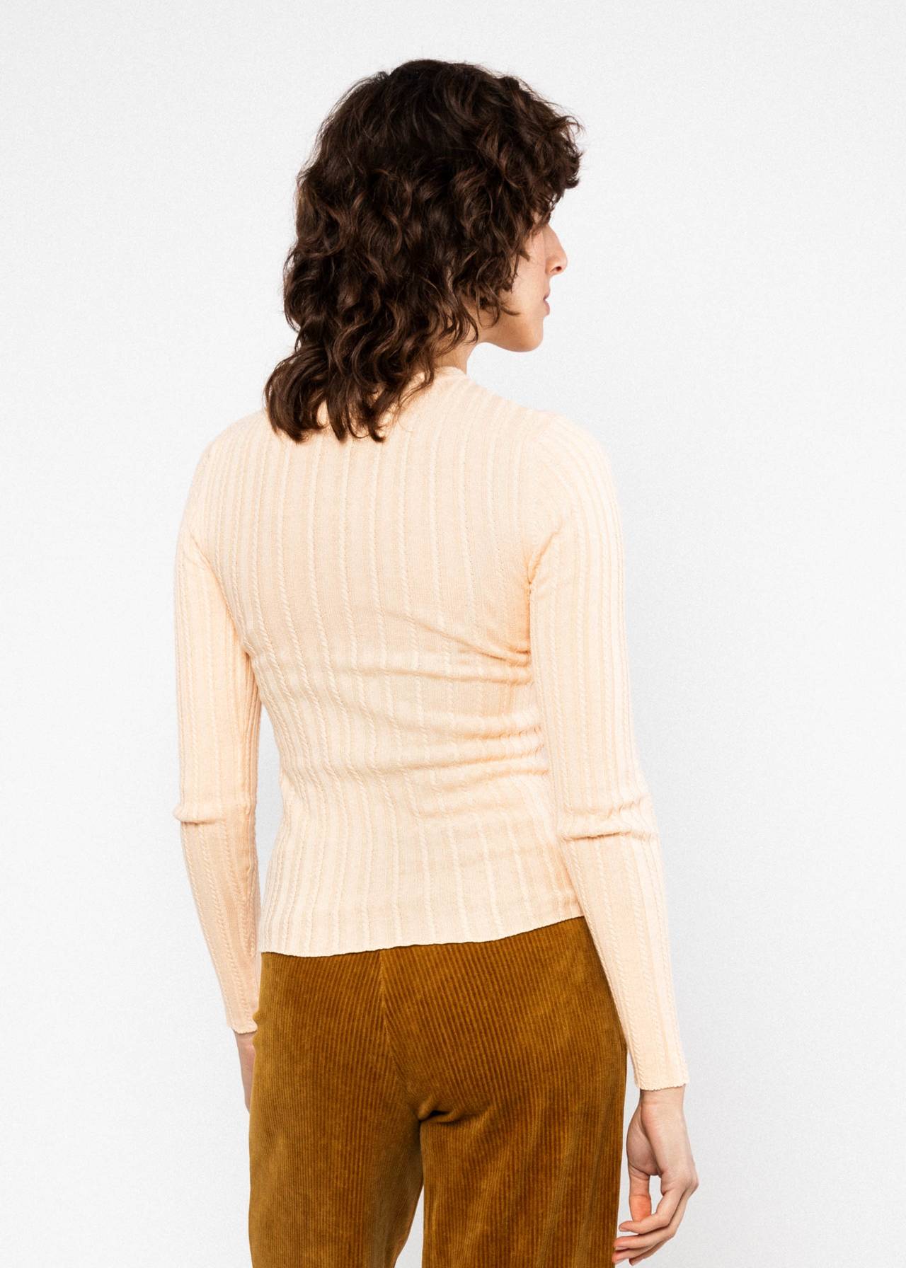 Blutsgeschwister Strickoberteil Jazz & Chill Crew beige dream knit
