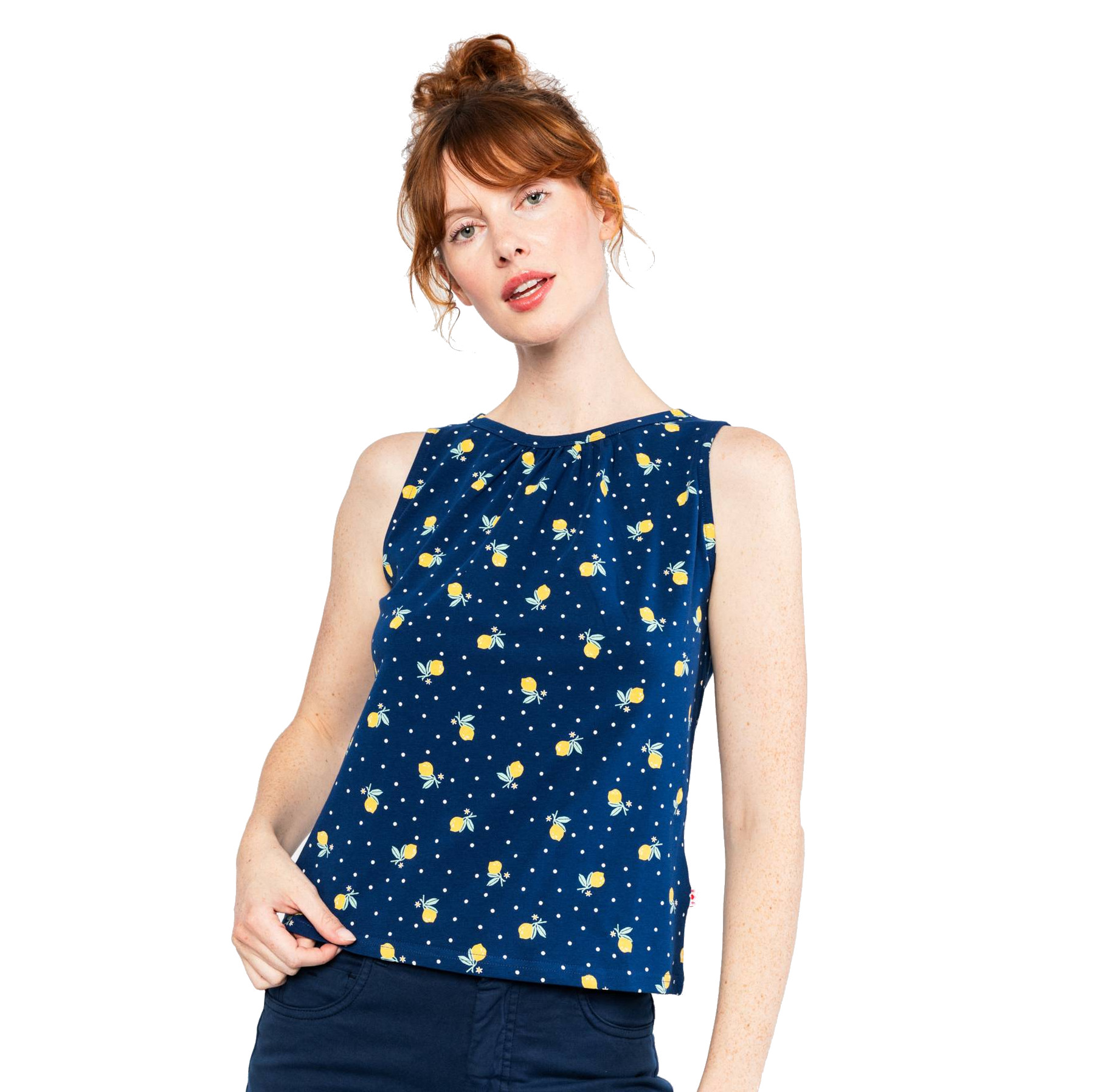 Blutsgeschwister Sommer Top Party Pie - lemon rain, Zitronen