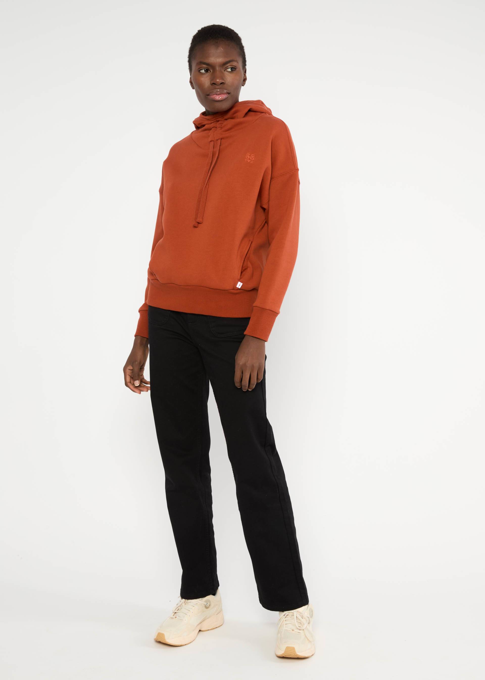 % Blutsgeschwister Hoodie Casual Hooded- brown urban vibes