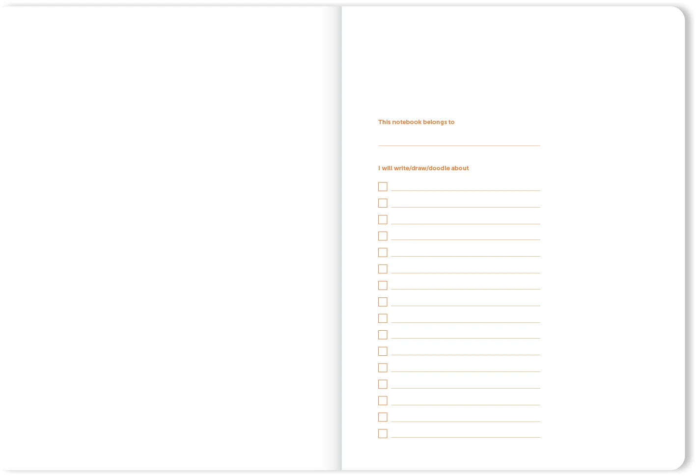 A-Journal Notizbuch Leinen, Notebook – Linen