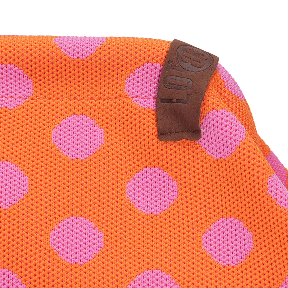 LOT83 Tasche Emma 111, Punkte Orange-Pink,  ca.  20 x 27 cm