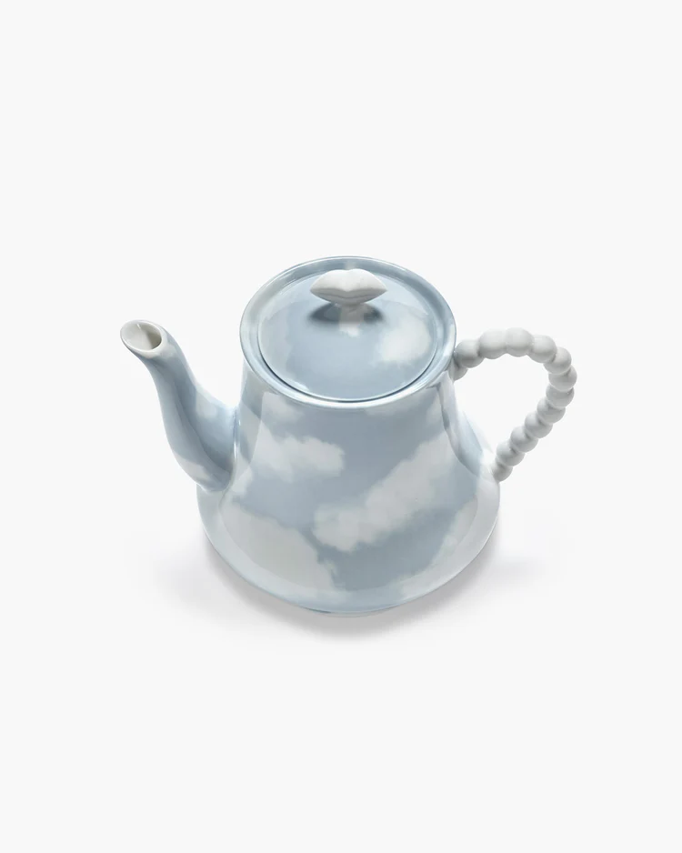 Rêves de Rêves Teekanne hellblau , Wolkengeschirr, ca. L 19.2 W 13.2 H 16.5 CM