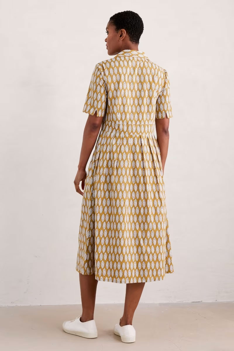 & SEASALT CORNWALL Kleid Charlotte Dress, Brushed Leaf Dark Sienna, % ...ein Kleid wie aus der Provence :-)