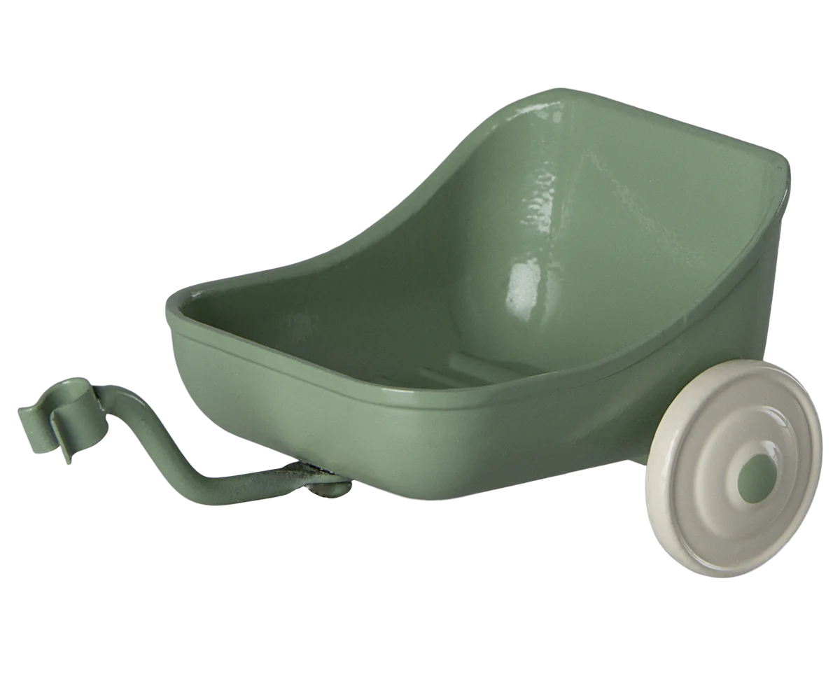 Maileg Dreirad Anhänger, Maus -Grün,  ca. 6 cm    