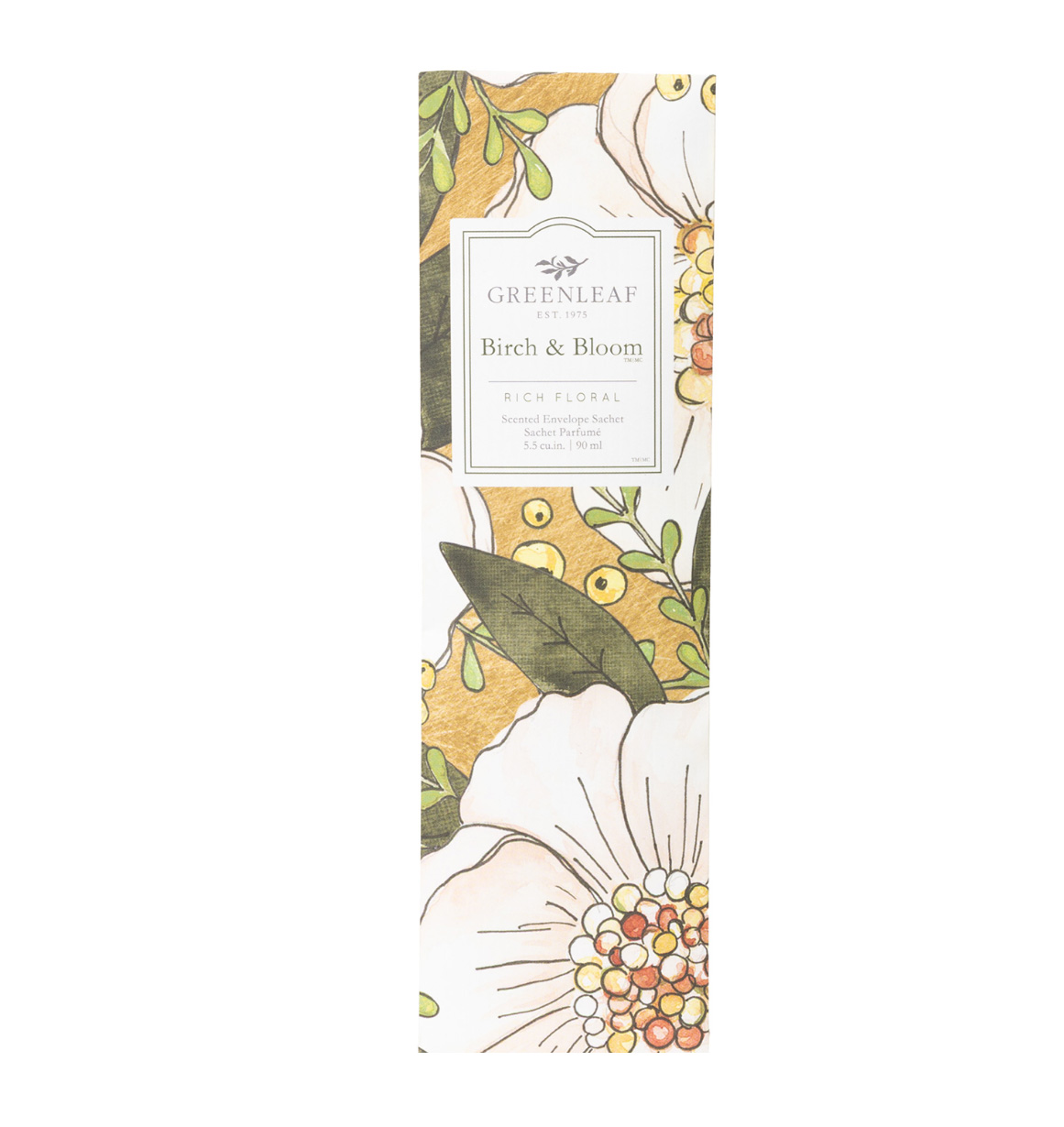 Dufttüte kl "Birch & Bloom" von Greenleaf, Duft Sachets slim