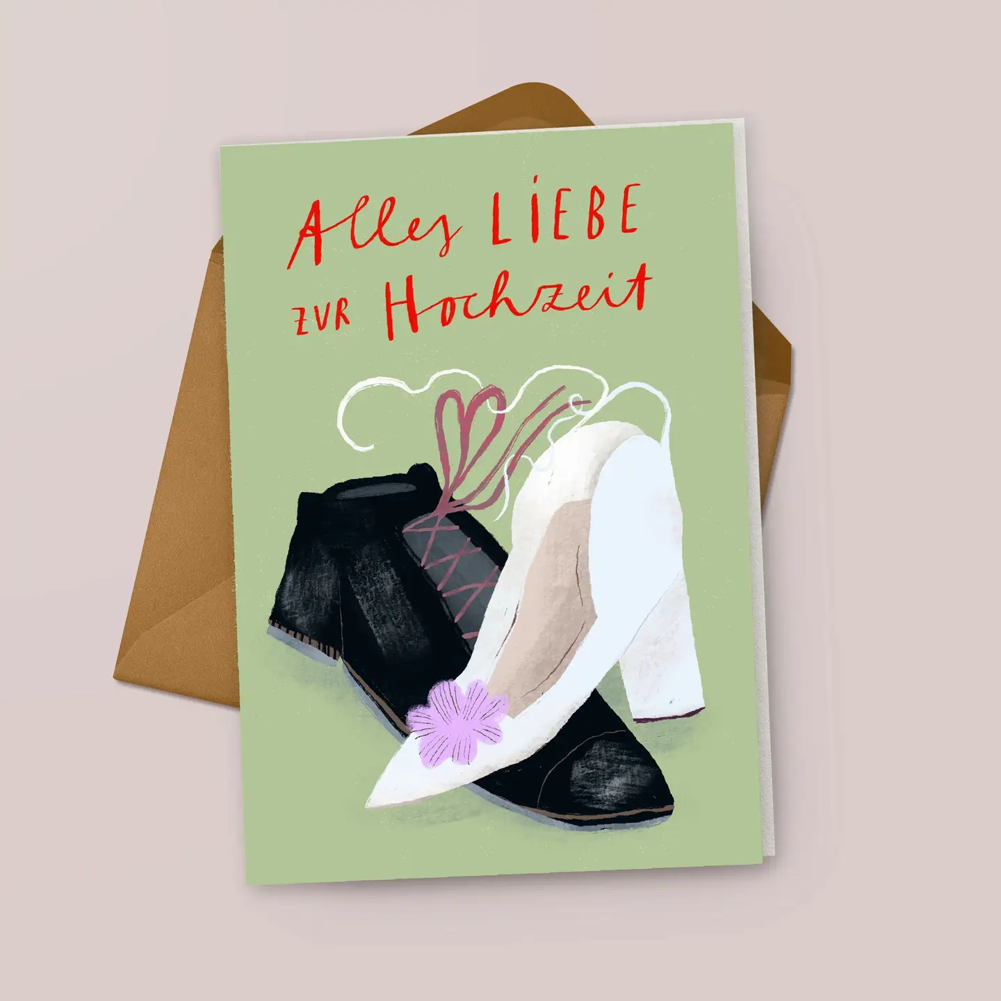 Klappkarte Zur Hochzeit von FRANZIZO