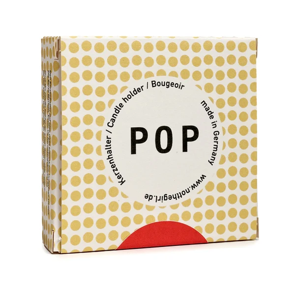 Kerzenhalter POP Verkehrsrot von not the girl who misses much