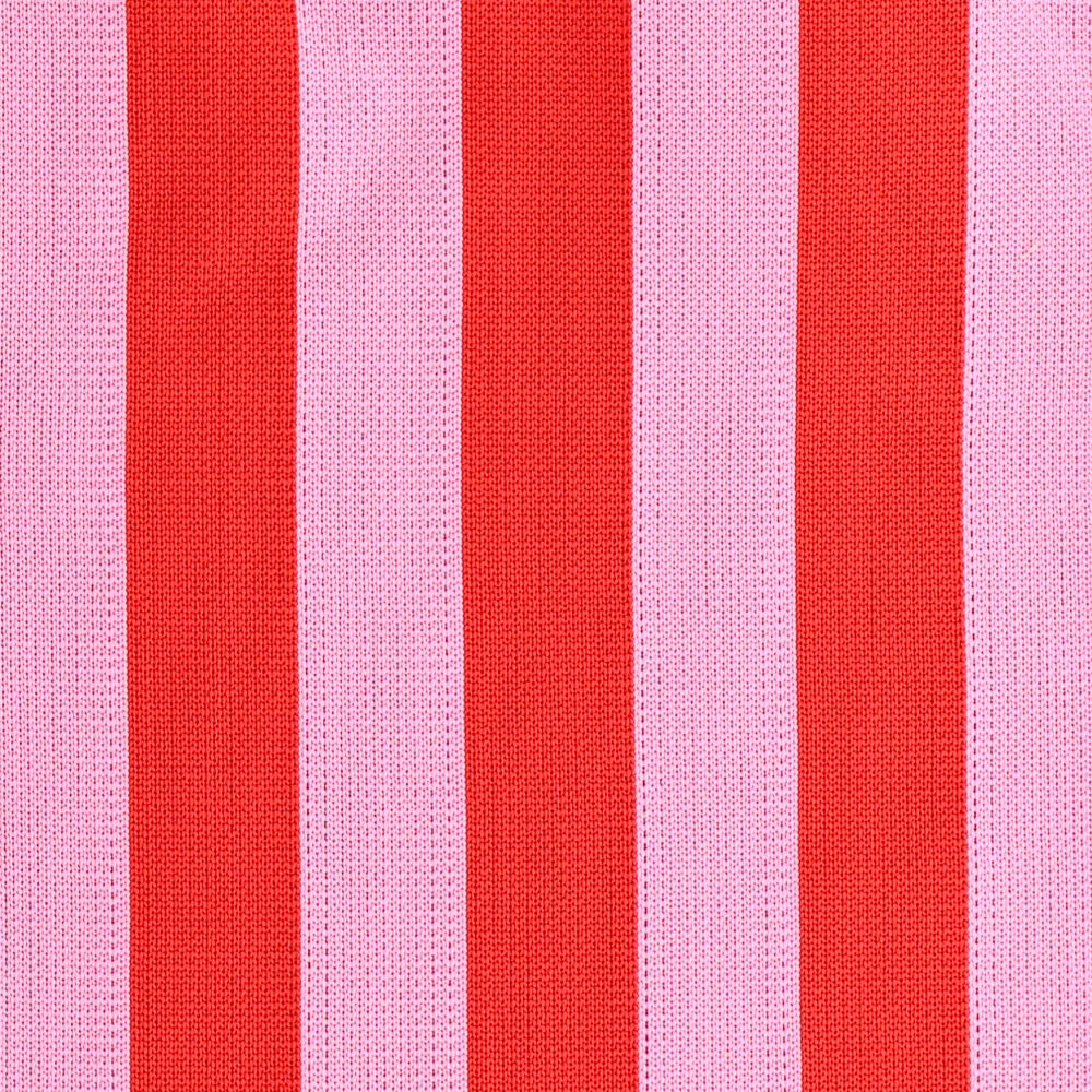 LOT83 Shopper Lois 53, Streifen Rot-Rosa, ca.  45 x 35 cm