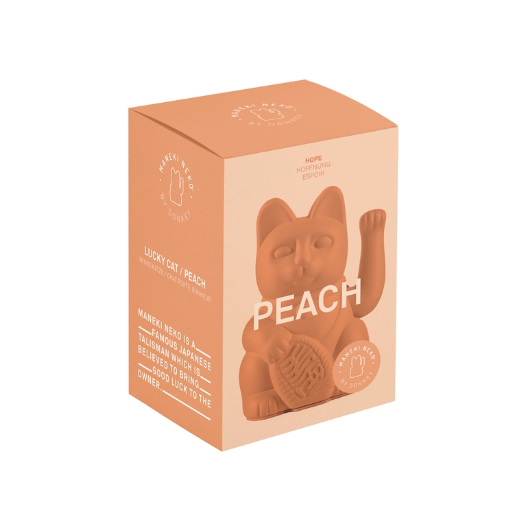 WINKEKATZE Lucky Cat / Peach/ Glückskatze von donkey products, Katze 