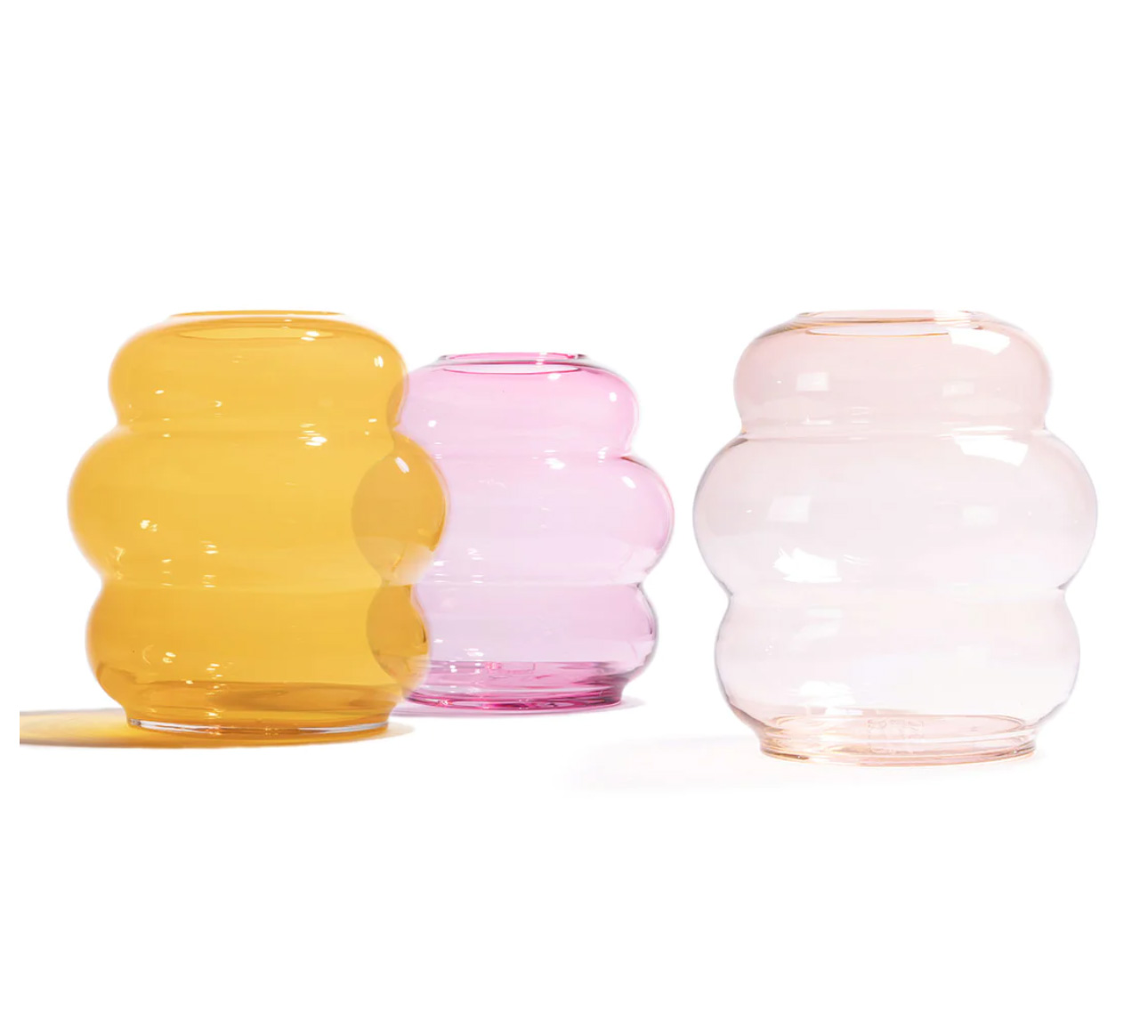 FUNDAMENTAL BERLIN Vase Muse XL, RUBINE, Höhe ca. 30 cm, Glas   