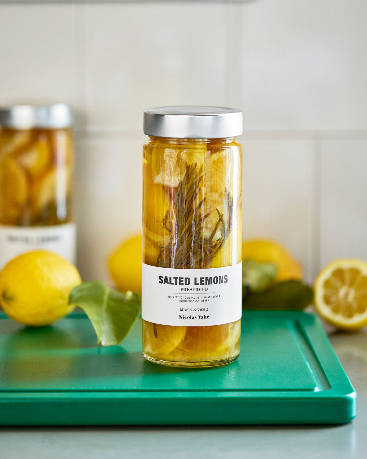 Nicolas Vahe Salted lemons, Preserved, 625 g, Nicolas Vahe gesalzene Zitronen im Glas