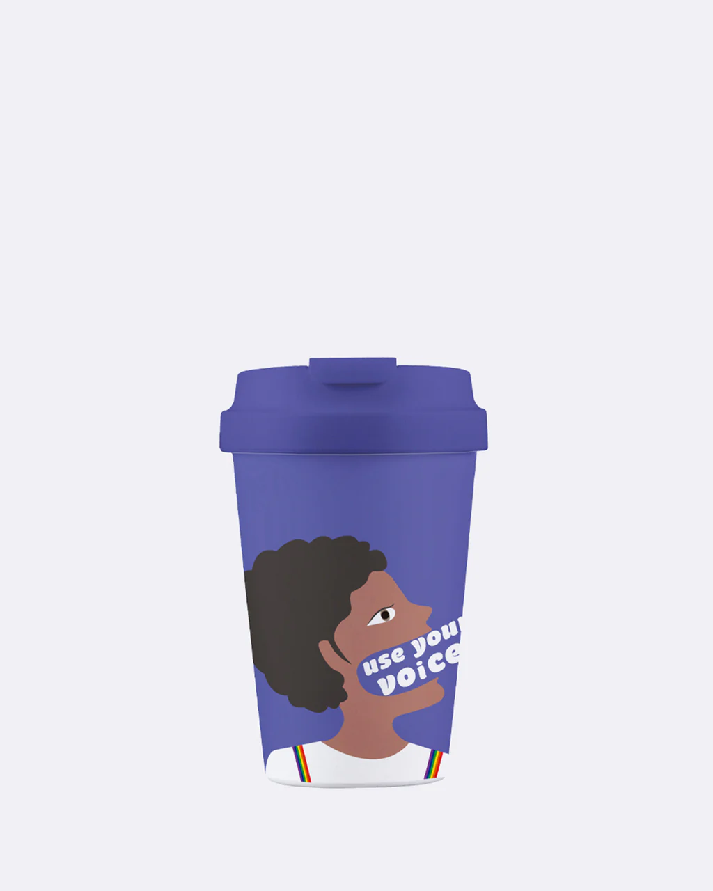 % bioloco plant easy cup -use your voice , Becher TO GO , 350 ml