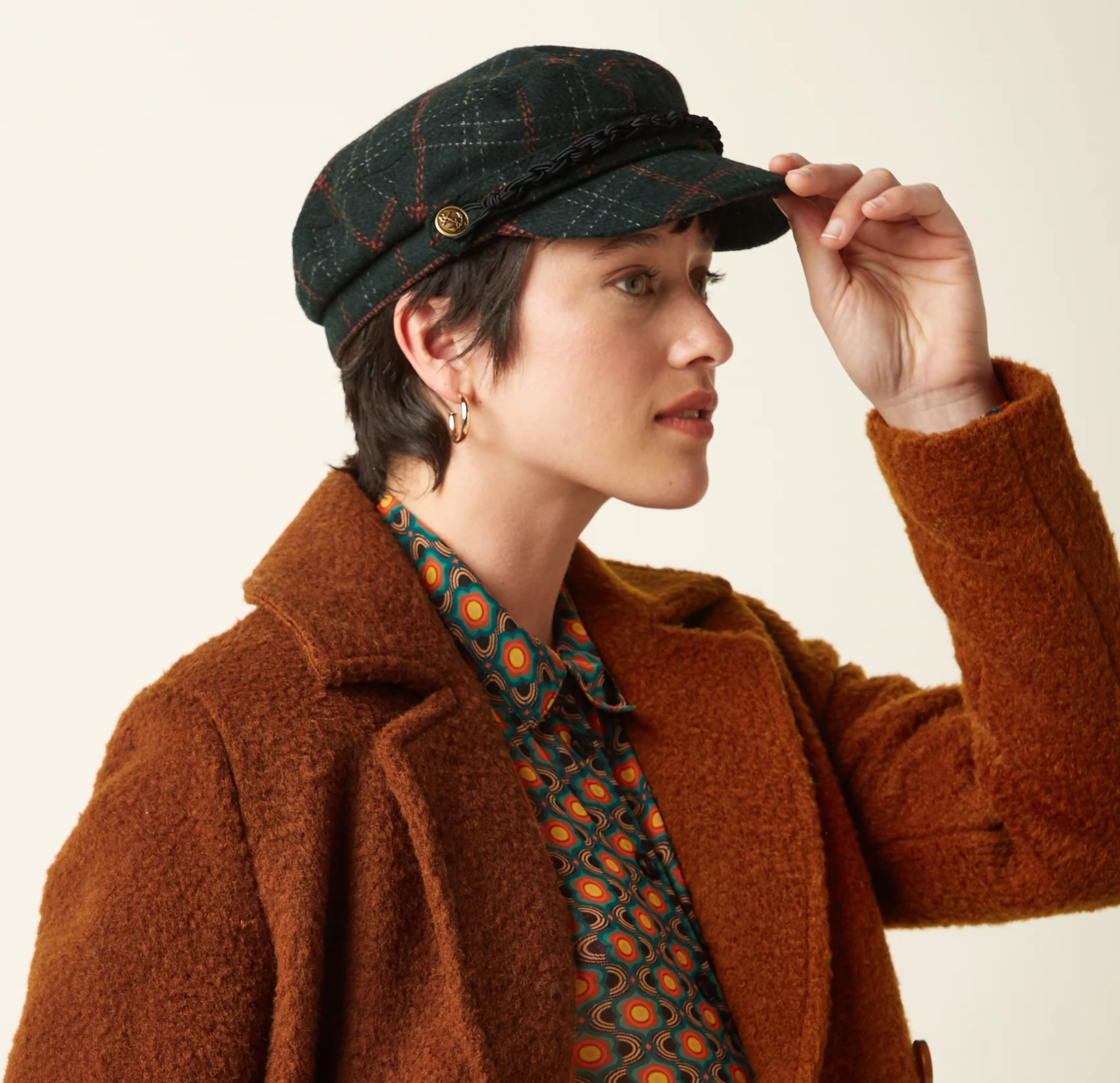 King Louie Mütze Sailor Cap Tweedy, Sycamore Green