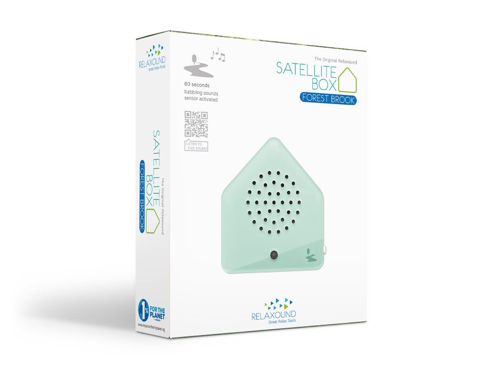 Satellitebox Forest Brook Classic von Zwitscherbox, Klang: Waldbach Plätschern