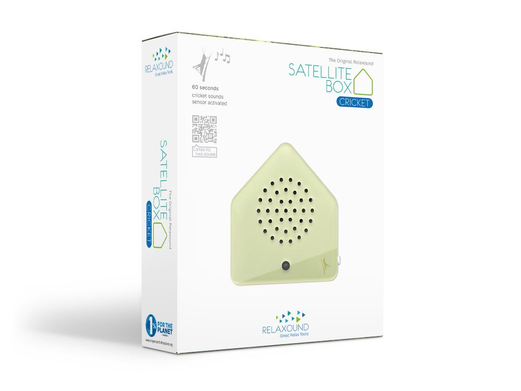 Satellitebox Cricket Classic von Zwitscherbox, Klang: Grille, Grashüpfer