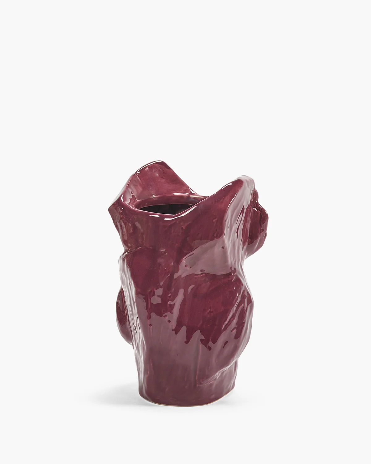 Eule Vase S aubergine After Midnight, Kollektion Midnight creatures von Marni, Höhe ca. 23 cm
