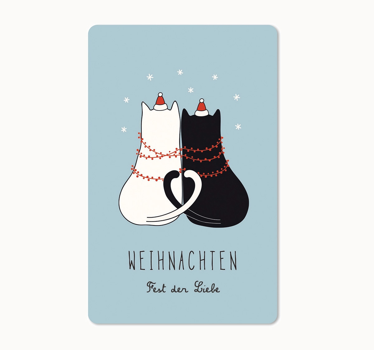 Lunacard Postkarte Weihnachten Fest der Liebe